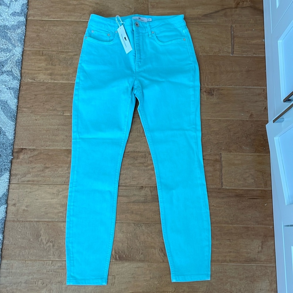 Vineyard vines high rise denim pants